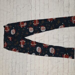 LulaRoe Leggings Christmas Print one size OS fits 2-10